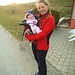 Mit Selina (4 Wochen alt) vor der Pfänderdohle