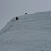 Steile Eiskletterei am Nollen, ca. 70° bis maximal 80°