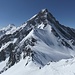 die schöne Grabspitze von Osten, hier geht NIX mit Ski; Blick vom Aufstieg zur Felbe