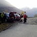 8:00 tornate sulla strada per la diga Val d' Ambra. <br />Località Piotta Bella Q500. Qui parte la strada che diventa sentiero per Faidal e Sassan 