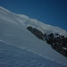 Foto des ersten Besteigungsversuchs vom 21./22.2.2014:<br /><br />Unter den Piz Starlex Südwestgrat auf etwa 2950m war leider Schluss. Ich versuchte zwar die Wächte zu erklettern aber musste wegen haltlosen, meterhohem Schnee bald aufgeben.