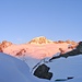 In der Bildmitte der Galenstock (3586 M) im ersten Morgenlicht