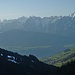 Blick übers Inntal ins Karwendelgebirge.
