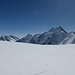 der schöne Aletschhorn-Anblick bei der Abfahrt