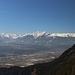 Blick nach Innsbruck und zu den <a href="http://www.hikr.org/user/Tef/tour/?region_id=1108&region_sub=1">Stubaier Alpen</a>
