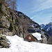 Corte di Fondo der Alpe d'Oglie im Frühling 2014