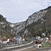 Moutier und der Eingang zur Gorges de Moutier