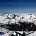 Blick über's Sursés bis in die Walliser Alpen