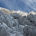 Schnee und Eis machen die Steilwände noch schöner