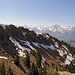Blick vom Nebengipfel zu den Glarnern
