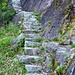 Steintreppe von Pizzigüd