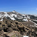 Looking back to Hawkins Peak from the top of Pickett Peak