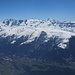 die Berge gegenüber im Süden