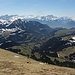 Blick vom Mont d' Or in Richtung Mont Blanc