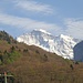 Jungfrau im Zoom von Interlaken aus gesehen.