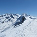 Gipfelpanorama I: Monte Rosa und Liskamm