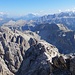 die letzten Aufschwünge zum Gipfel mit Dolomitenpanorama