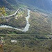 Veduta "aerea" dal sentiero nei pressi dell'Alpe Corte