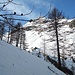Entrata nel Vallone su neve dura.