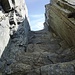 La scala di Ragozzale: i gradini intagliati nella roccia che adducono al passo Ragozzale