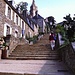 La scalinata che porta alla chiesa di Brevelenez a Lannion.
