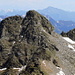 Looking back from Madone to Cima dell'Uomo <br />It's quite obvious from this perspective that the West ridge is not a WS-... I probably climbed down a third until I gave up and went back up to take the marked path down.