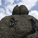 Syoko beim Bouldern