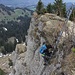 Der zweite Höhepunkt der Tour ist der Abstieg über die Leiter am Steineberg