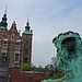Rosenborg Slot ist gut bewacht