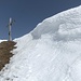 mächtige Schneewächte am Gipfel