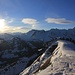 Zentralschweizer Berge - noch im Schneekleid.