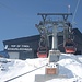 <b>Alle 9:12 mi ritrovo a ben 3165 m, al colle Schaufeljoch. Purtroppo, la piattaforma panoramica “Top of Tyrol”, posta a 3210 m di quota, oggi per questioni di sicurezza non è raggiungibile. </b>