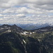 Gipfelpanorama WEST (Walliser Alpen ganz hinten in den Wolken)