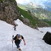 Aufstieg über Schneefelder (Bild von Cornel)