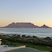 Table Mountain von unserem Apartment aus