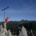 Was für ein Klettergarten: Gipfelfreuden gitbs dazu!