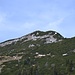 mein heutiges Tagesziel von der Traunsteiner Hütte aus gesehen - der Weitschartenkopf