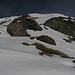 Die steile Schlussetappe zur Larainferner Spitze.