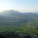 Letzte Sonnenstrahlen über Berchtesgaden