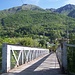 il bel ponte di ferro a Primaluna