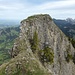 The short but very exposed crux on the ridge connecting Schimbrig and Hengst.