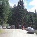 Ausgangspunkt zur Hochfeilerhütte: Parkplatz an der Straße zum Pfitscher Joch