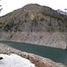 Il Lago di Luzzone prima dello scioglimento delle nevi