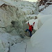 Gletscherbruch am Bossons Gletscher im Abstieg