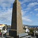 der Obelisk Kongaminnið erinnert an den ersten Besuch eines dänischen Königs auf Färöer (1882)