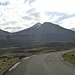 auf dem Pass oberhalb Eiði; erstmals Blick auf den höchsten Berg der Färöer