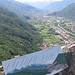 Il panorama sulla Val Susa dalla terrazza.