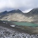 Das Guobirvaggi mit den Seen. Der tiefste Pass in der Bildmitte ist der Übergang ins nächste Tal.