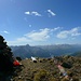 Gemütliche "Marenda" bei bestem Wetter auf dem Gipfel des Piz d'Urezza.