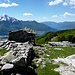 Alpe Derscen - fantastischer Ausblick auf den Lago di Mezzola und den oberen Teil des Lago di Como oder Lario